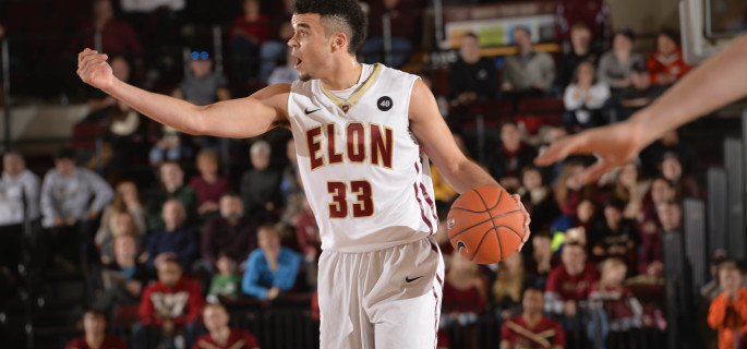 CAA Rookie of the Year Elijah Bryant will reportedly transfer. Photo Courtesy Elon Athletics