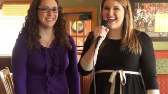Linnea Bethany Coon (pictured, left) will pursue her dreams of being a singer on NBC's "The Voice".