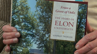 Dr. George Troxler recently published "From a Grove of Oaks-The Story of Elon University" and hopes to inform and inspire his readers.