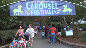 Thousands flowed through the gates at the 27th annual Burlington Carousel Festival