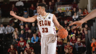 CAA Rookie of the Year Elijah Bryant will reportedly transfer. Photo Courtesy Elon Athletics