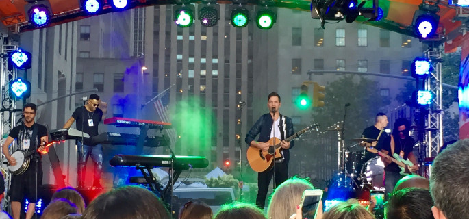 Andy Grammer performs on NBC's "Today Show"
